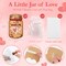 Wrapables 48pk Valentines Day Card Set, Mason Jar Happy Valentines Cards with Party Favor Bags for Classroom Exchanges (Candy Not Included)